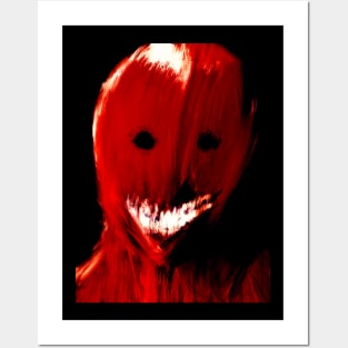 Red face Posters and Art